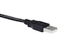 USB-A till USB Micro-B kabel 1m (svart) USBkablar