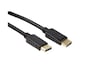 Displayport kabel 2m (svart) Skärmkablar