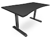 Svive Altair Gaming Desk matt svart med svarta sömmar Gaming desk