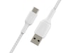 Belkin USB-A till USB-C kabel 1m (vit) Kablage/Adapter/Diverse