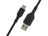 Belkin USB-A till USB-C kabel 1m (svart) Kablage/Adapter/Diverse