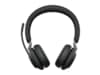 Jabra Evolve2 65, Link380a MS Stereo Black Headset trådlöst