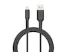 USB-A till lightning kabel 2m (svart) Kablage/Adapter/Diverse