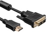 HDMI till DVI kabel 1m (svart) Skärmkablar