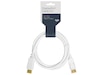 Displayport kabel 2m (vit) Skärmkablar