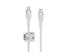 Belkin USB-C till USB-C kabel 2m (vit) Kablage/Adapter/Diverse