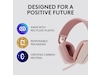 Logitech Zone Vibe 100 trådlös headset (rosa) Trådlöst