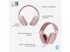 Logitech Zone Vibe 100 trådlös headset (rosa) Trådlöst