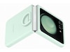 Samsung Z Flip5 silikonskydd med ring (ocean green) Skydd