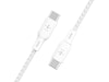 Belkin USB-C till USB-C kabel 3m (vit) USBkablar