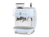 Smeg EGF03PBEU Manuell espressomaskin m/ grinder (pastellblå) Espresso Halvautomatisk