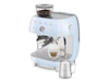 Smeg EGF03PBEU Manuell espressomaskin m/ grinder (pastellblå) Espresso Halvautomatisk