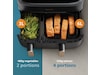 Philips Dual Basket Airfryer 9L NA352/00 (grå/koppar) Airfryer