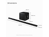 Samsung HW-S810D soundbar med subwoofer (svart) Soundbars