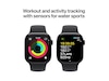 Apple Watch Series 10 GPS + LTE 42mm Aluminium (gagatsvart) Watch