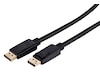 Displayport kabel 1m (svart) Skärmkablar