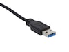 USB-A till USB-C kabel 2m (svart) USBkablar