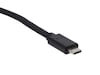 USB-A till USB-C kabel 2m (svart) USBkablar