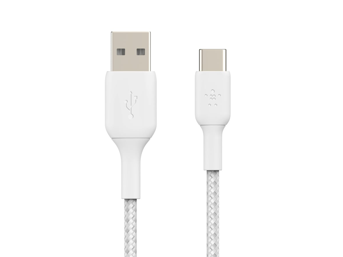 Belkin USB-A till USB-C kabel 1m (vit) Kablage/Adapter/Diverse