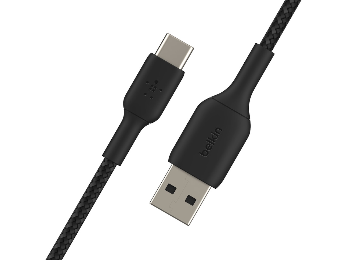 Belkin USB-A till USB-C kabel 1m (svart) Kablage/Adapter/Diverse