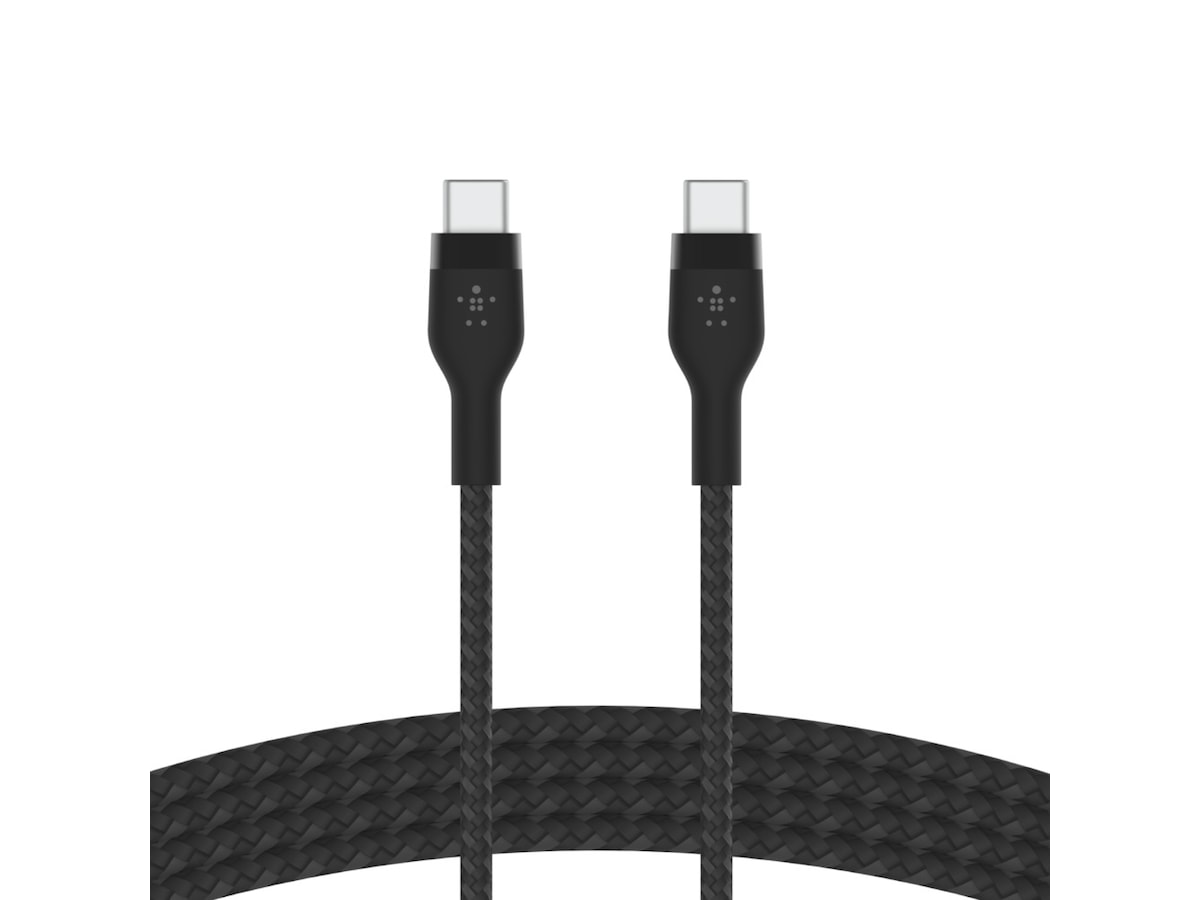 Belkin USB-C till USB-C kabel 1m (svart) Kablage/Adapter/Diverse