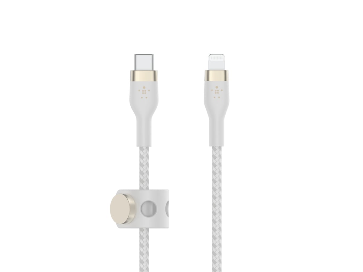 Belkin USB-C till Lightning kabel 3m (vit) Kablage/Adapter/Diverse