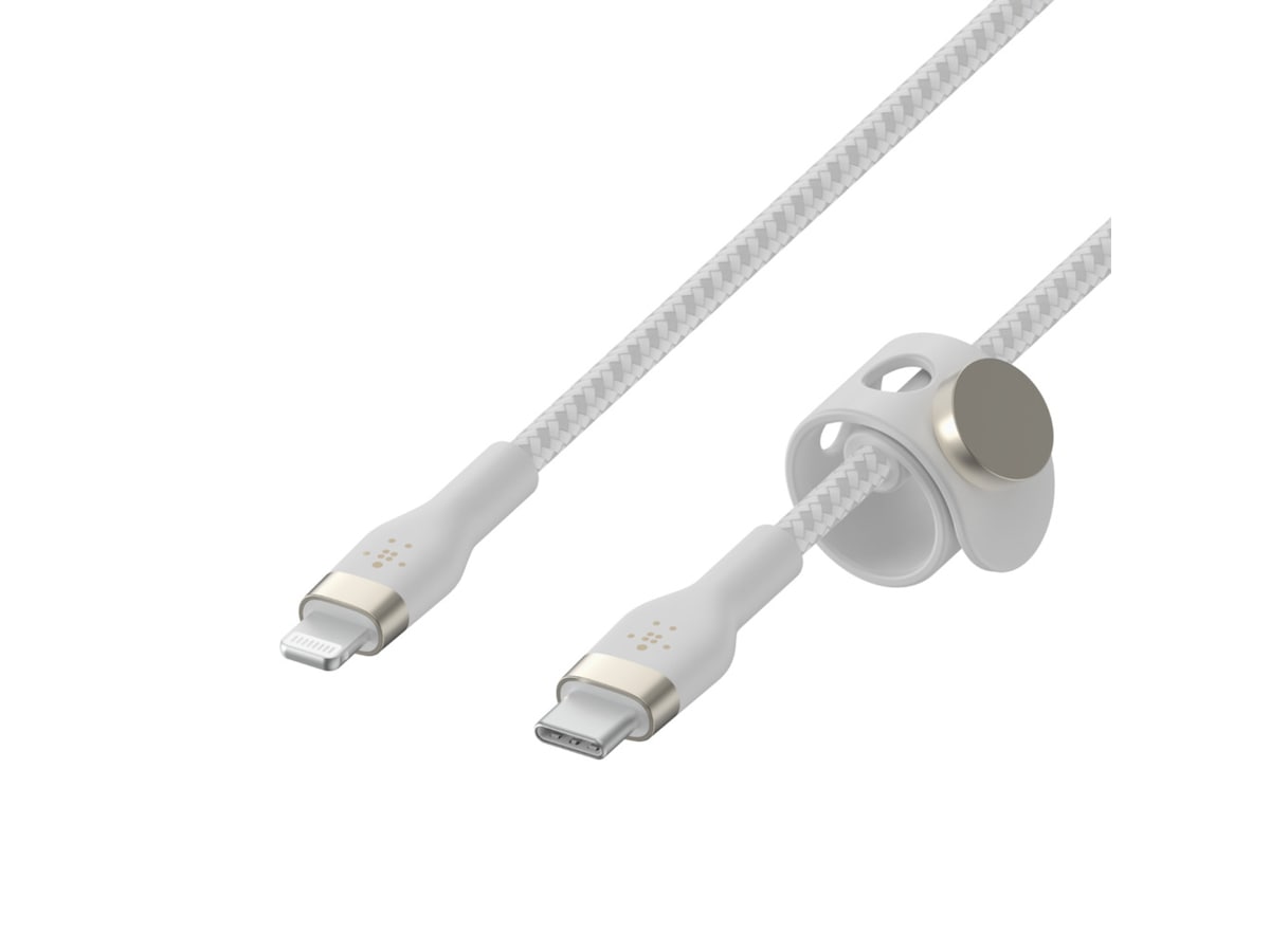 Belkin USB-C till Lightning kabel 3m (vit) Kablage/Adapter/Diverse