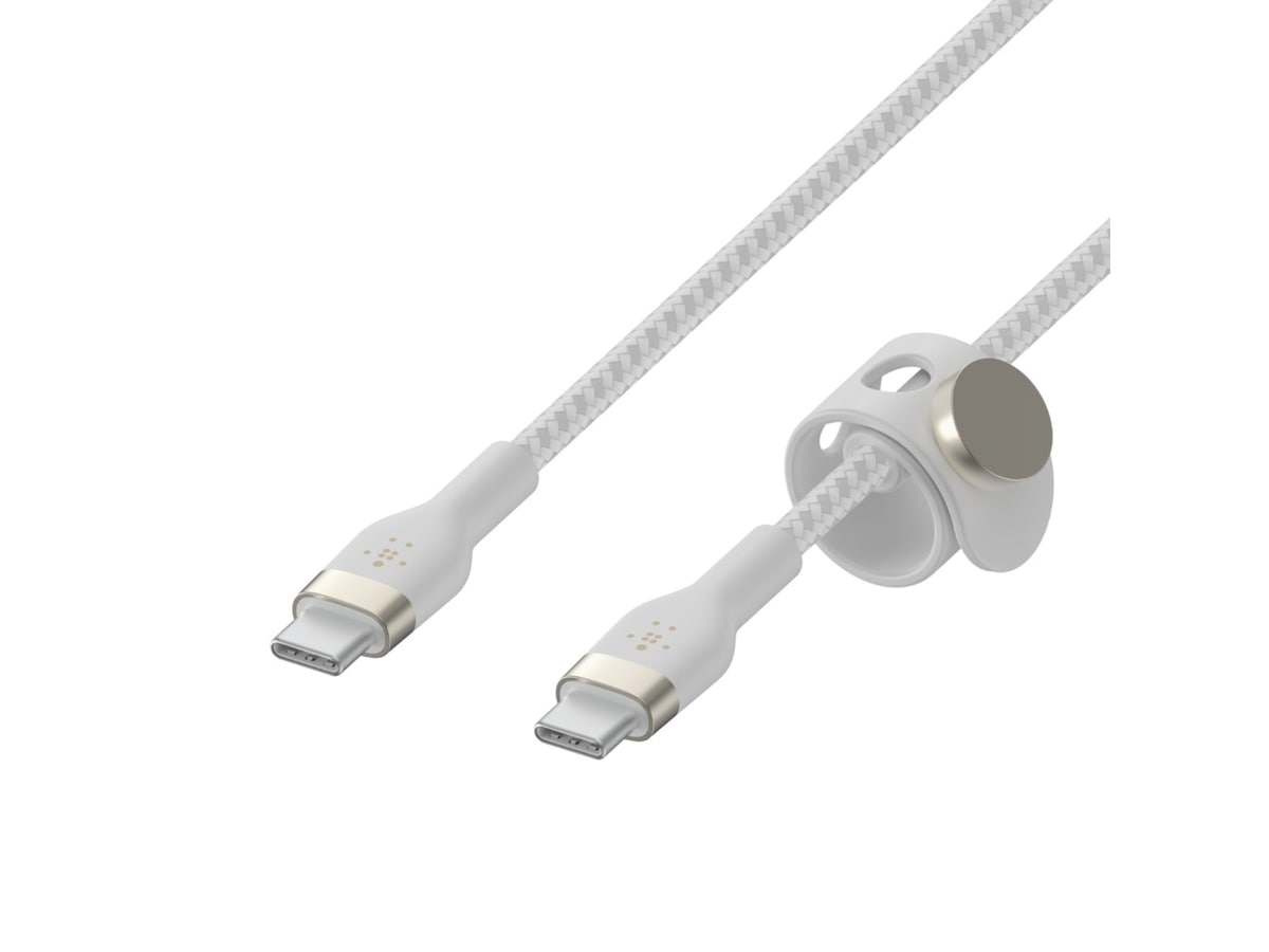 Belkin USB-C till USB-C kabel 2m (vit) Kablage/Adapter/Diverse