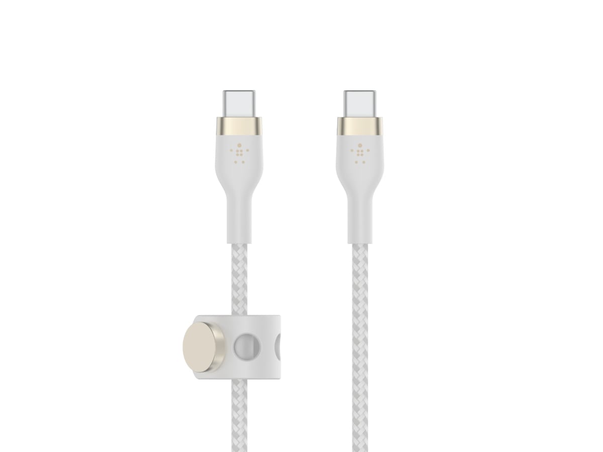 Belkin USB-C till USB-C kabel 2m (vit) Kablage/Adapter/Diverse