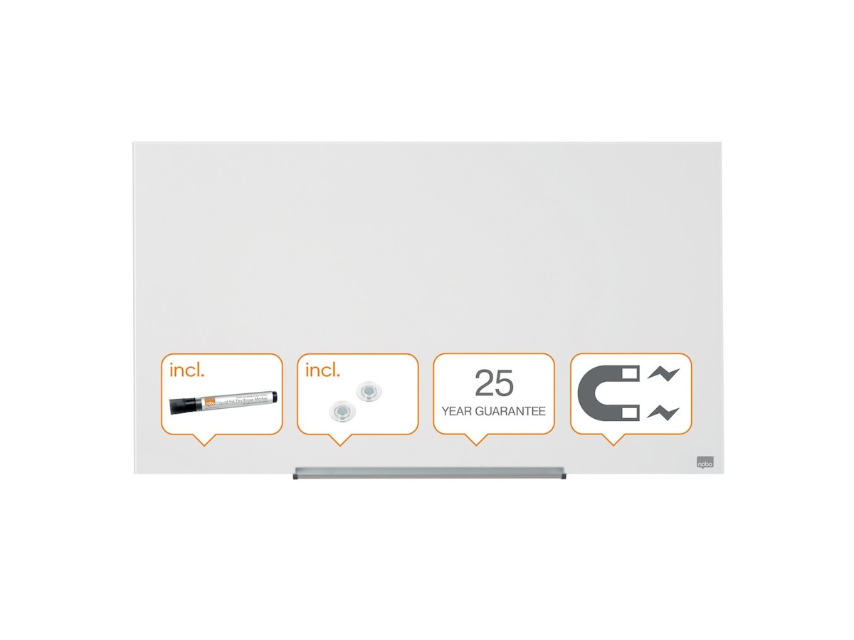 Nobo Whiteboard Glas Widescreen 45" Glastavlor