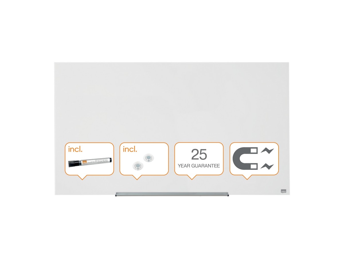 Nobo Whiteboard Glas Widescreen 57" Glastavlor