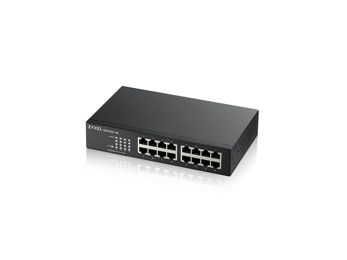 Zyxel Switch GS1100-16 Switchar