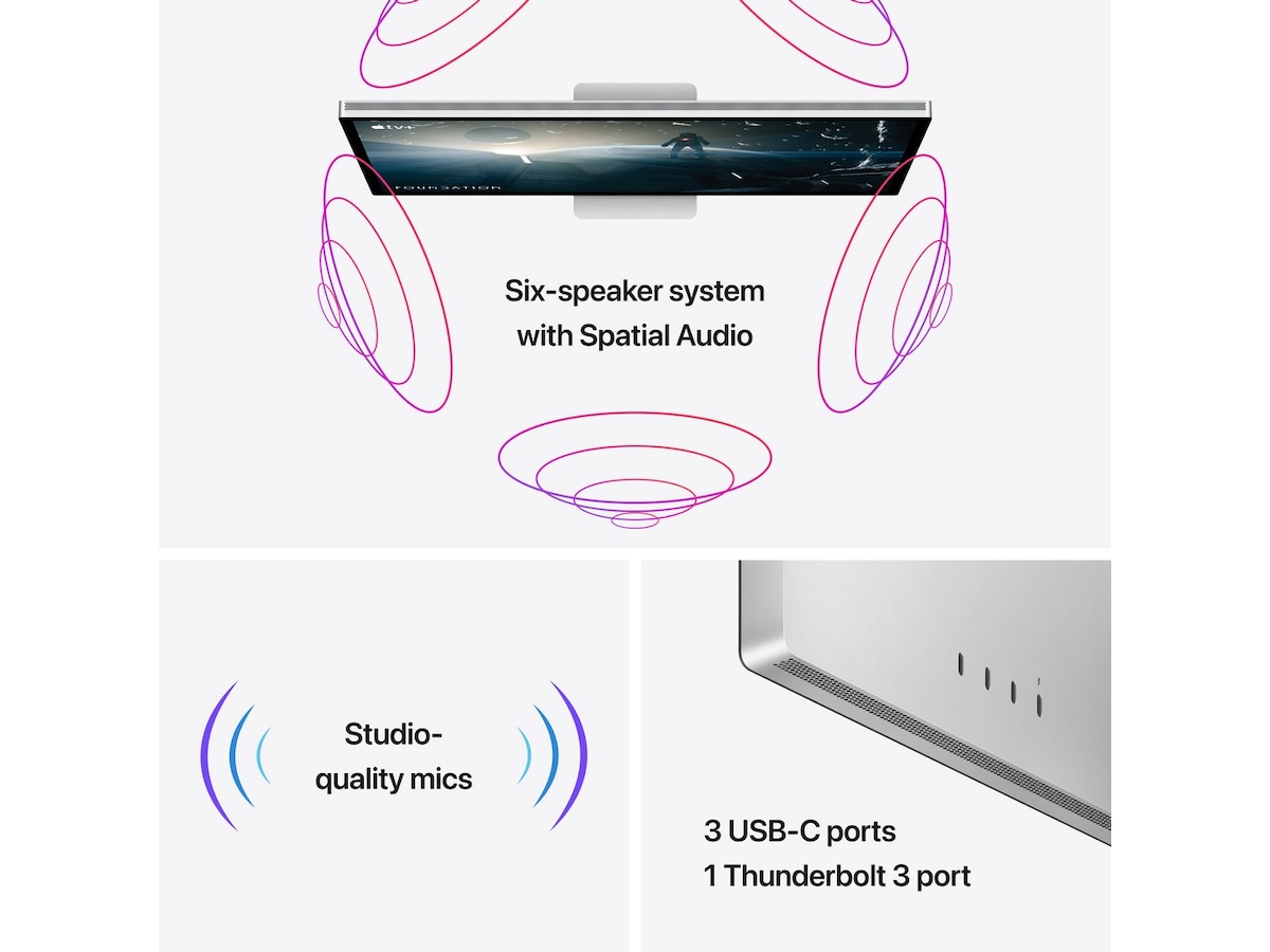 Apple Studio Display (2022) 27.5" 5K Bildskärmar