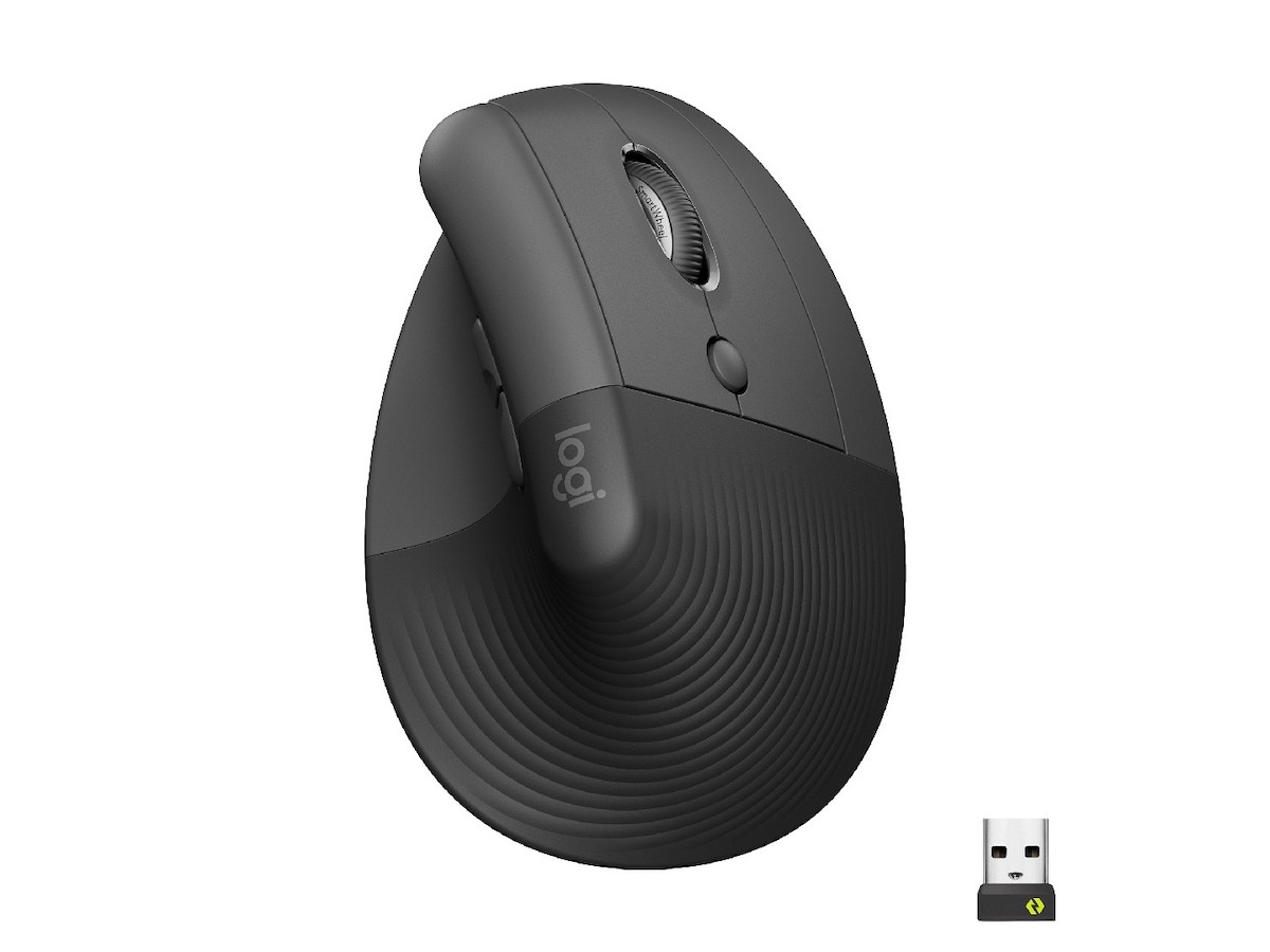 Logitech Lift Vertikal mus (graphite) Mus