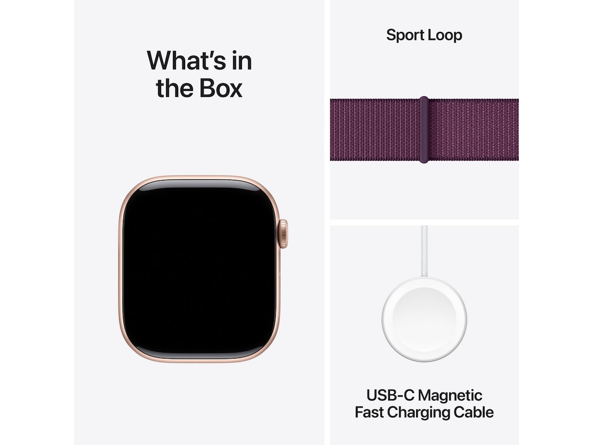 Apple Watch Series 10 46mm GPS Aluminium (roséguld) Watch