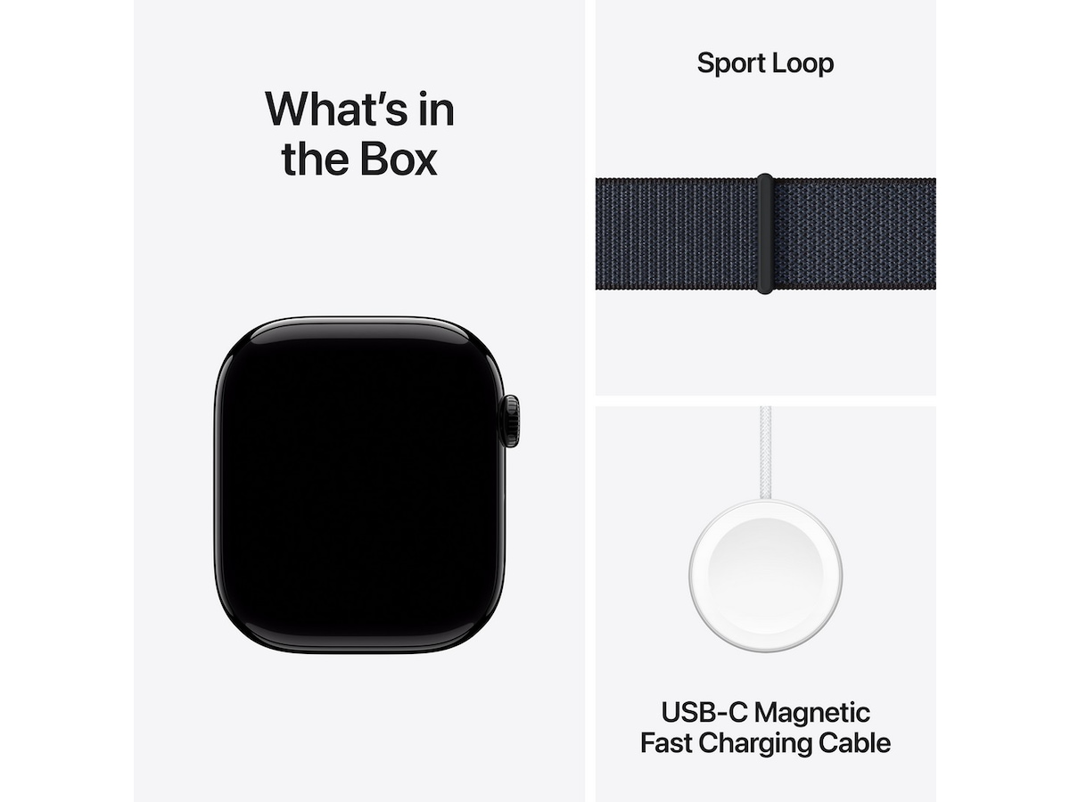 Apple Watch Series 10 46mm GPS + LTE Aluminium (gagatsvart) Watch