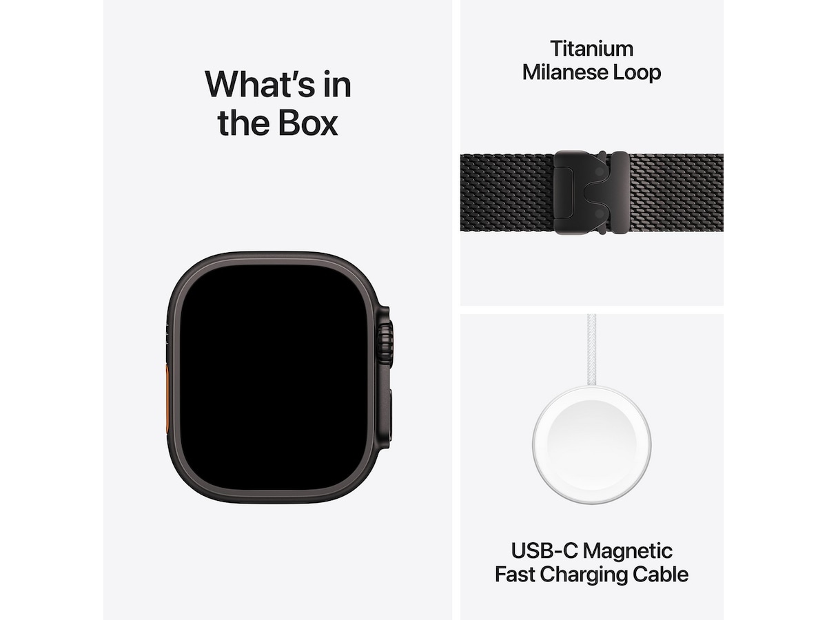 Apple Watch Ultra 2 49mm GPS + LTE Titan (svart) Watch