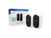 Arlo Essential 2 FHD Outdoor Säkerhetskamera (vit) 2pk Övervakningskamera