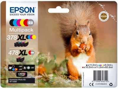 Epson Bläck 378XL/478XL Multipack Bläckpatron