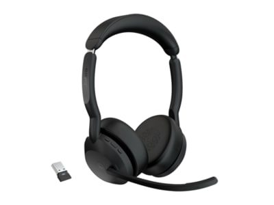 Jabra Evolve2 55 Link380a MS Stereo Headset trådlöst