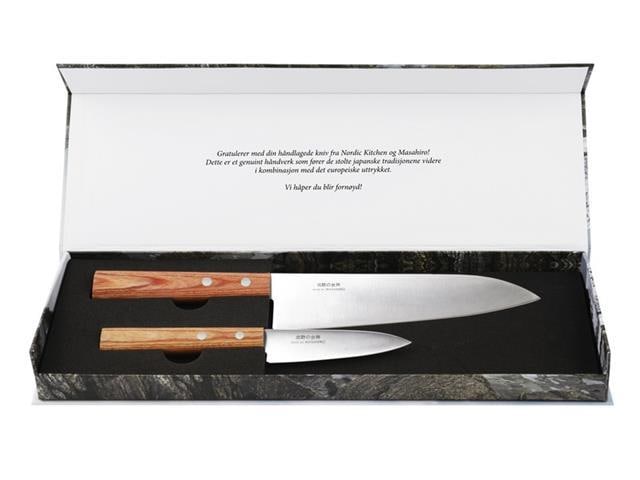 Masahiro Nordic Chefs kniv presentset Knivar