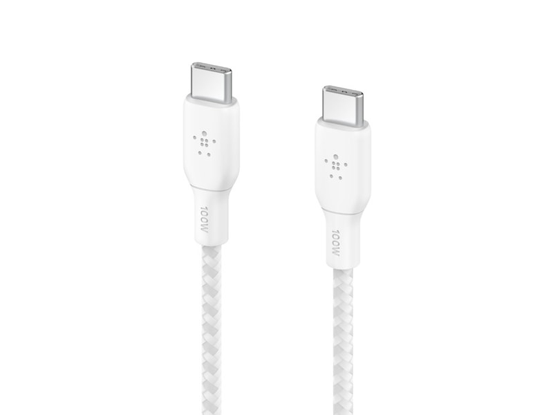 Belkin USB-C till USB-C kabel 2m (vit) USBkablar