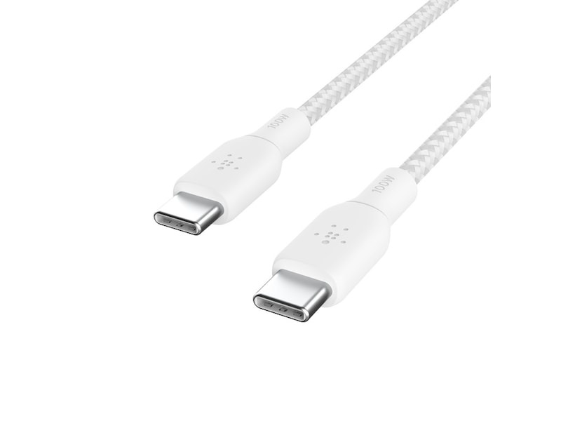 Belkin USB-C till USB-C kabel 2m (vit) USBkablar