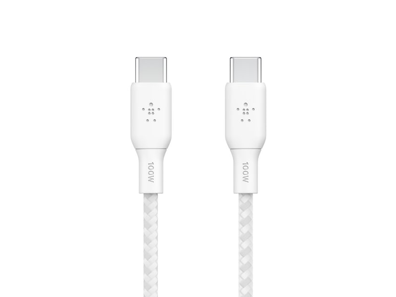 Belkin USB-C till USB-C kabel 3m (vit) USBkablar