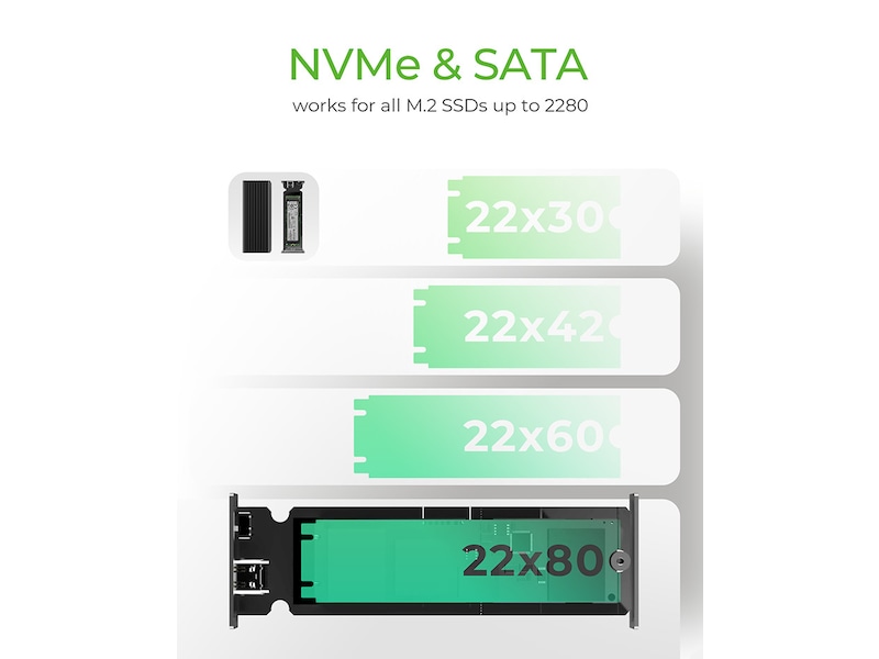 Icy Box M.2 Enclosure IB-1817MCT-C31 Externa Chassi