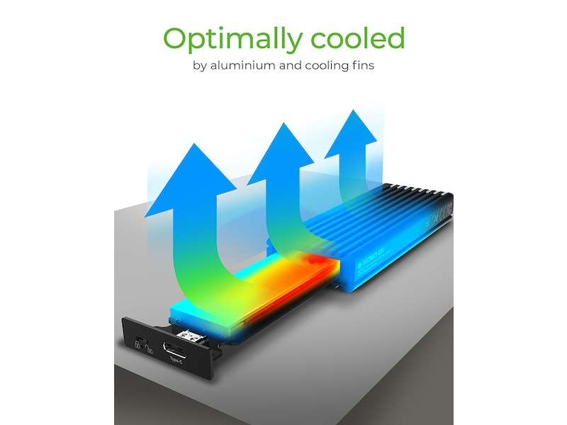 Icy Box M.2 Enclosure IB-1817MCT-C31 Externa Chassi