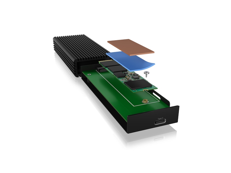 ICY BOX M.2 NVMe chassi Externa Chassi