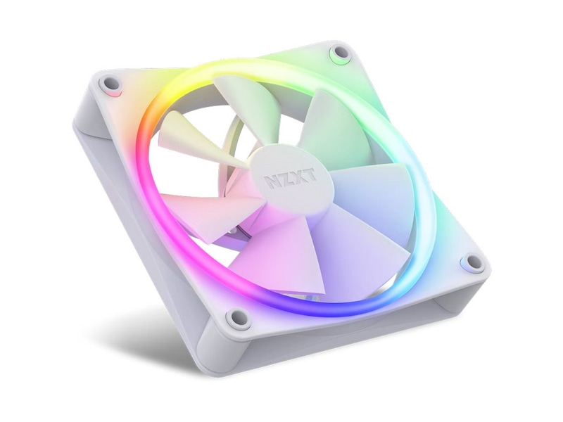 NZXT F120 RGB 120mm PWM Fläkt Triple Pack (vit) Fläkt