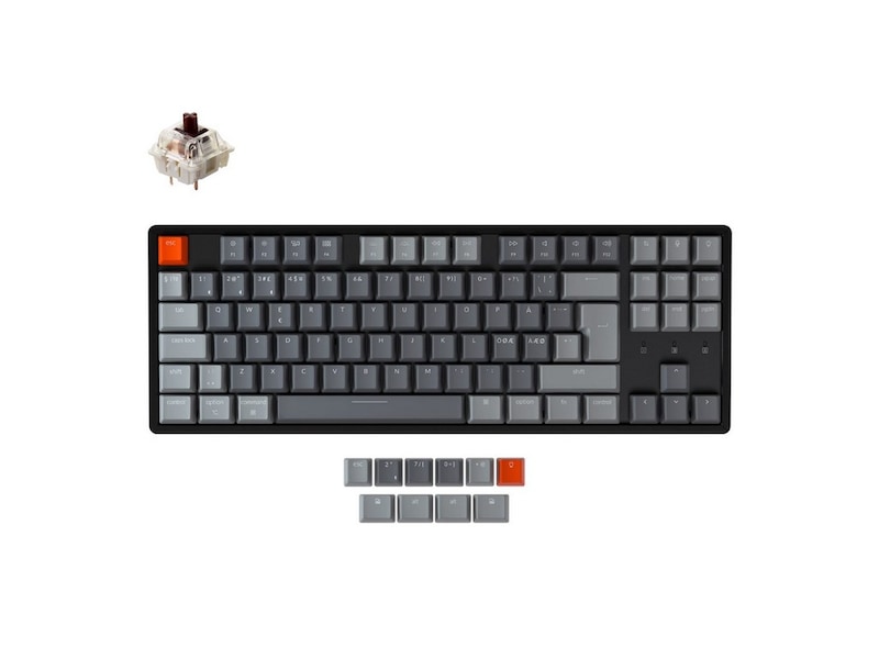 Keychron K8 RGB Gateron Brown Trådlöst Tangentbord Gamingtangentbord