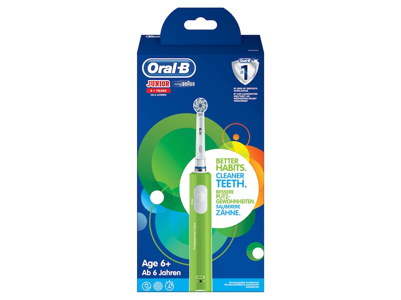 Oral-B Junior D16 Eltandborste (grön) - KomplettFöretag.se